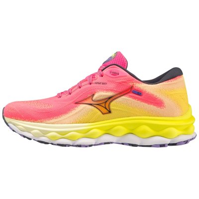 Zapatillas Para Correr Mizuno WAVE Sky 7 Mujer - Rosas / Azules / Amarillos - Chile M215FODKNC
